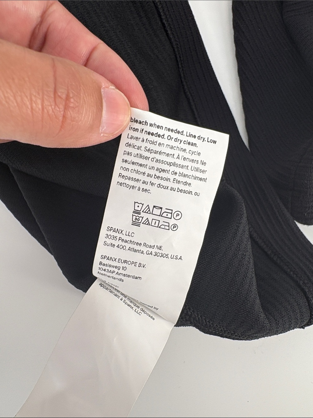 Spanx New Women’s 1X Very Black French Rib Cardigan Button Up V-Neck - Picture 6 of 7